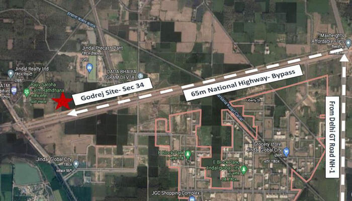 Godrej Green Estate location
