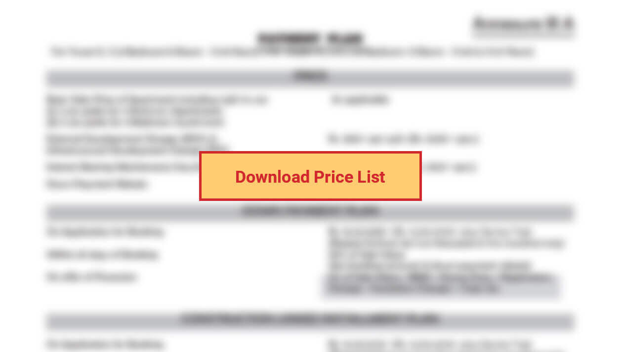 Godrej Sunrise Estate Price List